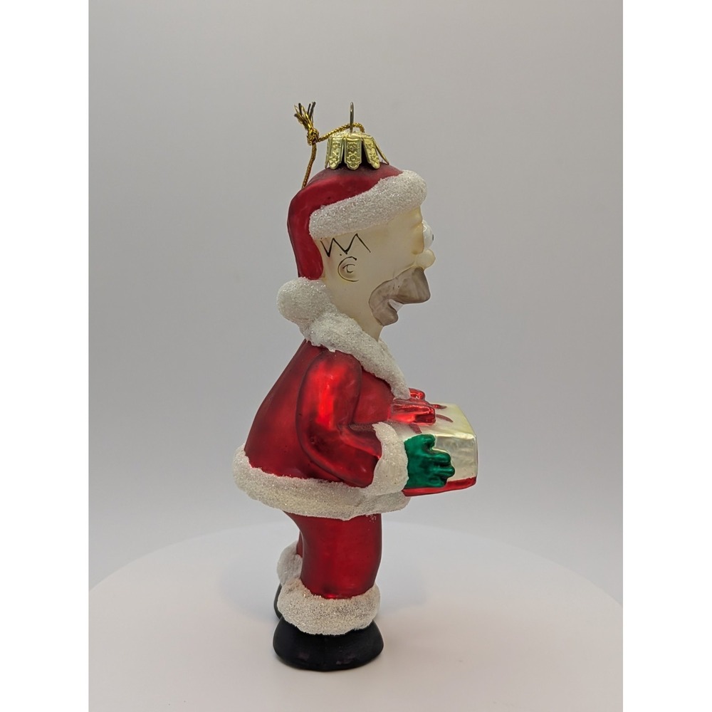 Kurt Adler - The Simpsons -Santa Homer Doughnuts-Glass Christmas Ornament - 2003 - Picture 5 of 7